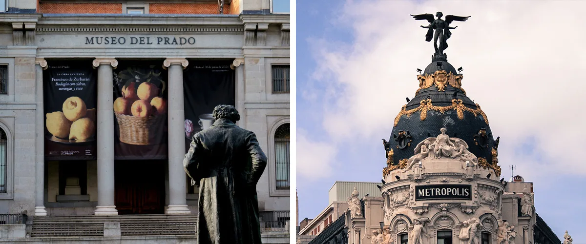 Museo del Prado & Paseao del Prado, Madrid