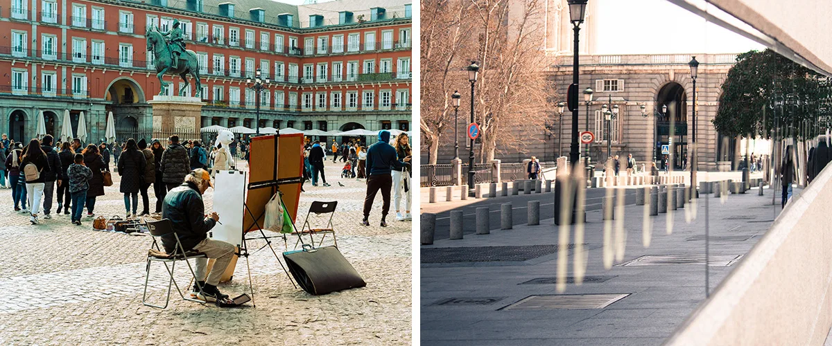 Plaza Mayor & Palacio Royal, Madrid