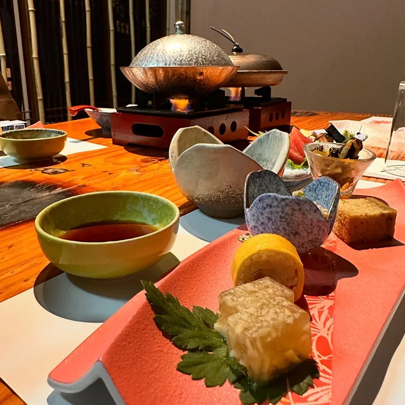 Kaiseki-Dinner, Takaragawa Onsen, Japan